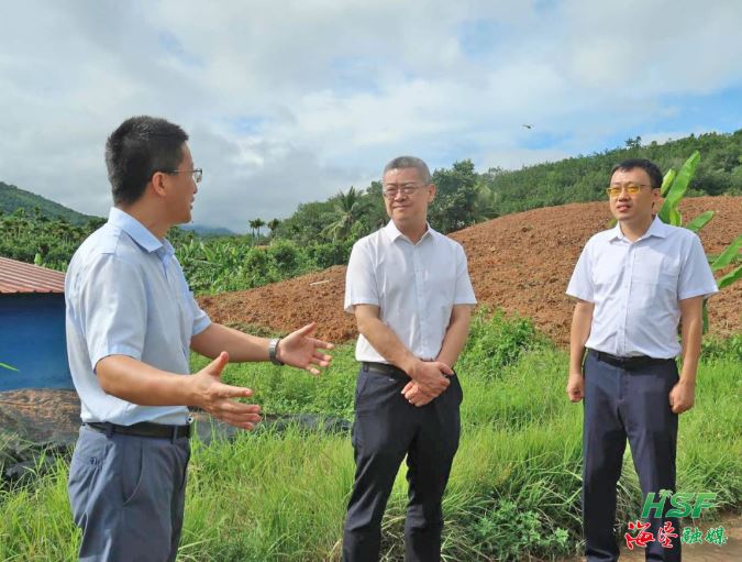 艾轶伦在立才农场公司垦区耕地“非粮化”“非农化”专项整改复耕地块调研。